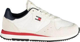 Tommy Hilfiger Bianco Leather Sneaker - Heren - Sneakers - Wit - 46 EU - Leer - Schoenen
