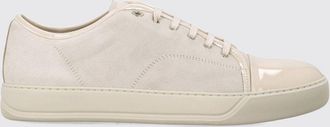 Lanvin Sneakers DBB1 basse in pelle di vitello scamosciata con suola in gomma