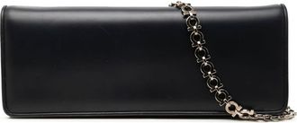 Ferragamo Pre-owned Ferragamo Smooth Calfskin Clutch with Chain Ladies HWJLGK6HKQ6RREHP