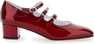 Carel Red Leather Pumps