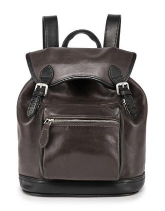 OLD TREND Ficus Genuine Leather Durable Travel Backpack in Grey at Nordstrom