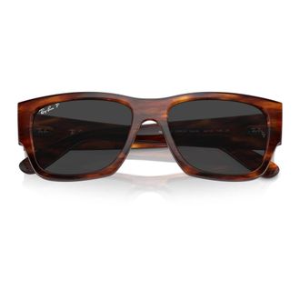Ray-Ban Sunglasses, unisex, Brown, Size: 56 MM Rb0947S Carlos Sunglasses