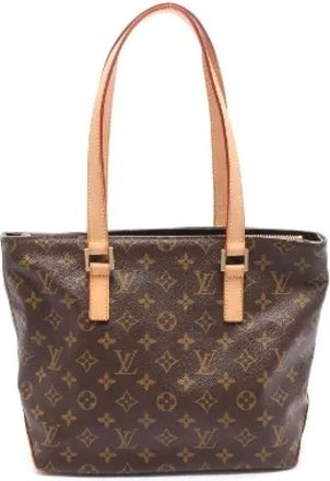 Louis Vuitton Pre-owned Tote Bags, female, Brown, Size: ONE SIZE Pre-owned Canvas louis-vuitton-bags