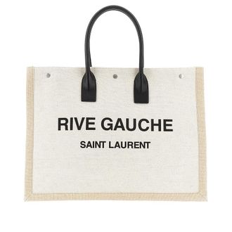 Saint Laurent Canvas large Rive Gauche tote bag Man One Size