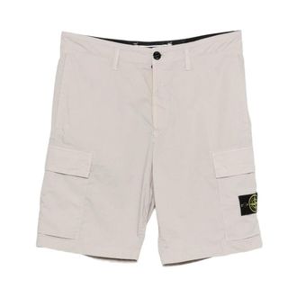 Stone Island Casual Shorts - Heren - Korte Broeken - Grijs - W30 - Korte Broeken