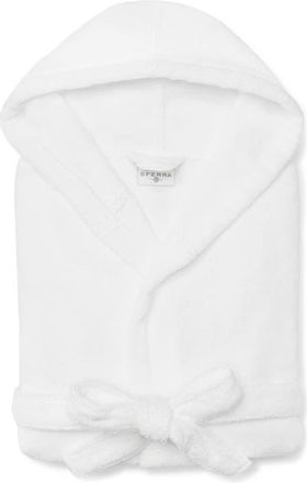 SFERRA Bello Nuovo Combed Cotton Hooded Robe in White at Nordstrom, Size X-Large