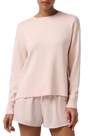 Travis Mathew Skyloft Crewneck Sweatshirt in Sheer Pink at Nordstrom, Size Medium