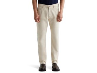 AG - Adriano Goldschmied Everett Slim Straight Jeans in 1 Year Ivory Cream Mens Jeans 1 Year Ivory Cream : 32 32, Cotton/Denim/Elastane