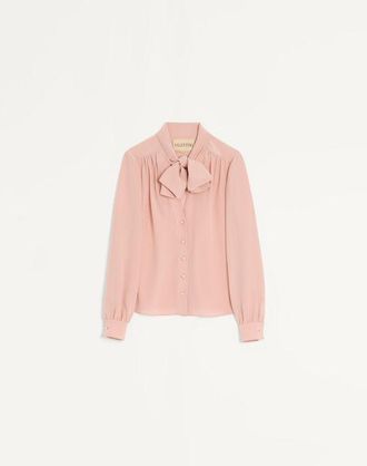 Valentino Crepe De Chine Shirt Wo