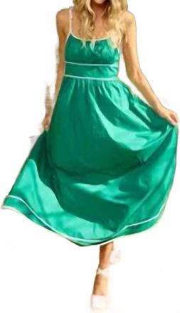 Pinch Design Emerald Breeze Midi Dress In Green
