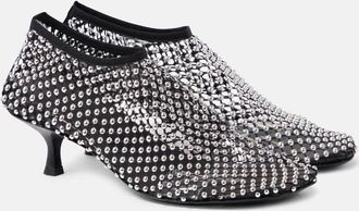 CHRISTOPHER ESBER Minette embellished fishnet pumps