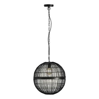 Globo Lighting L&aacute;mpara Colgante - Hermi Ii - Negro - Metal - &Oslash; 50cm - - Globo