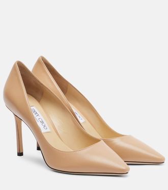 Jimmy Choo London Romy leather pumps