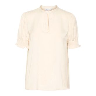 Saint Tropez NunniSZ Blouse - Dames - Blouses & Shirts - Beige - Maat: XS