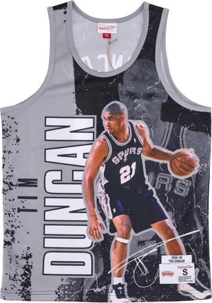 Mitchell & Ness NBA Burst Mesh Tank Top - Heren - Fitness - Veelkleurig - S - Polyester - Fitness