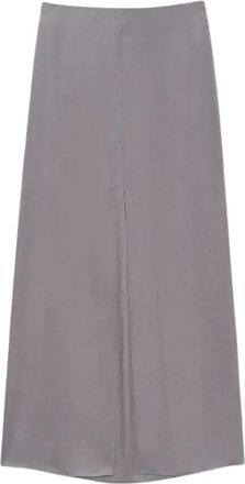 Anine Bing Alanna Rok - Dames - Maxi Rokken - Grijs - XS - Rokken