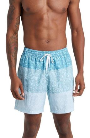 Chubbies Classic 7-Inch Swim Trunks in Turquoise/aqua at Nordstrom, Size Xx-Large