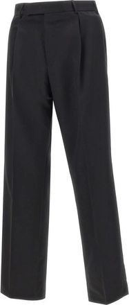 Pantaloni Torino Quindici Broeken - Heren - Straight fit broeken - Zwart - XL - Wol - Broeken
