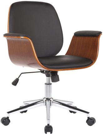 Clp Silla De Oficina Kemberg Nogal/negro