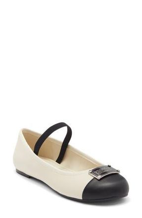 Marc Jacobs The Standard Supply Mary Jane Flat in Marshmallow/black at Nordstrom Rack, Size 11Us / 41Eu