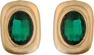 Panacea Green Cubic Zirconia Square Stud Earrings at Nordstrom