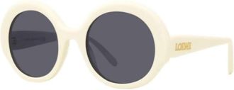 Loewe SLIM Smoke Round Ladies Sunglasses LW40135I 25A 52