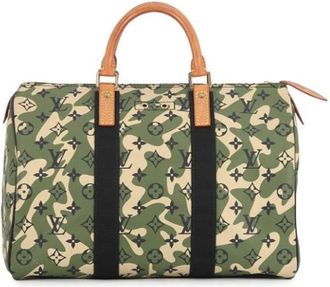 Louis Vuitton Pre-owned Vintage Monogram Handtas - unisex - Vintage Handtas - Groen - ONE Size - Leer - Vintage