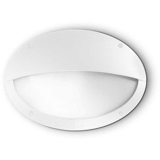 Ideal Lux Ideal Lux - Maddi - Aplique De Empotrar Para Exterior 1 Semidifusor Blanco Ip66, E27
