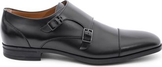 HUGO BOSS Mens Boss Kensington Monk Shoes in Black