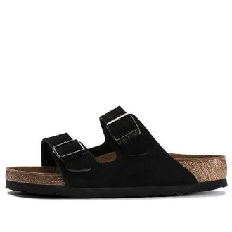 Birkenstock Arizona Soft Footbed Suede Leather Black 0951321