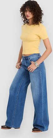 Volcom Tight Crop Camiseta amarillo
