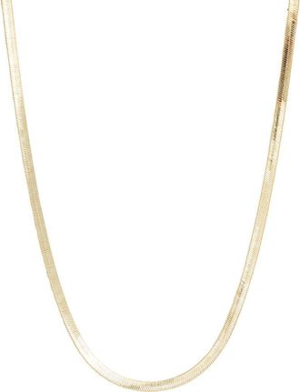 Kendra Scott Kassie 14K Gold Plated Herringbone Chain Necklace in Gold Metal at Nordstrom