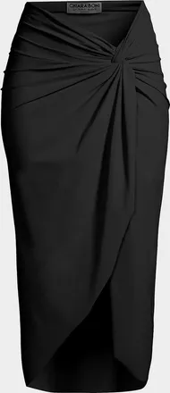 La Petite Robe Di Chiara Boni Aza Midi Coverup Skirt