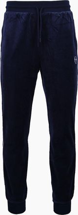 Sergio Tacchini Mens SERGIO TACCHINI TASSO VELOUR TRACK PANT MARITIME BLUE/WHITE - Black - Size: 32/38