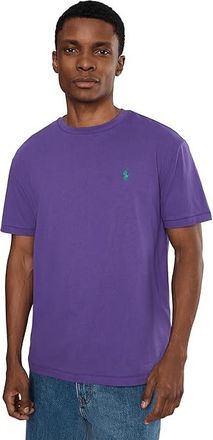 Polo Ralph Lauren Classic Fit Jersey Crewneck T-Shirt Mens T Shirt Cabana Purple : 2XL, Cotton