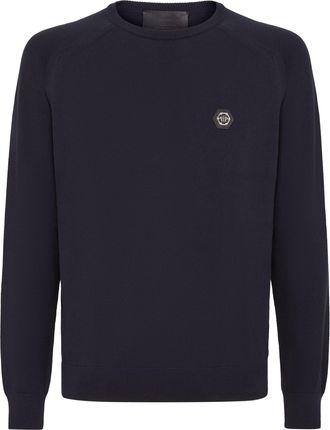 Philipp Plein Cotton Pullover Round Neck LS