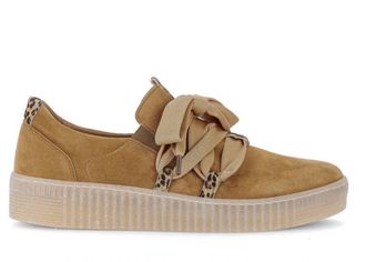 Gabor Womens Ribbon Sneaker In Saddle