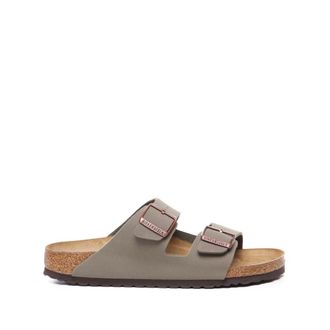 Birkenstock Sliders, male, Gray, Size: 10 US Arizona