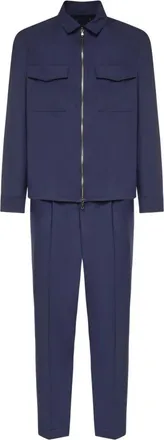 Santaniello Hombre, Trajes, Azul, Talla: M
