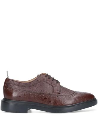 Thom Browne Derby in pelle - Marrone