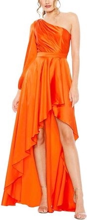 Mac Duggal High Low One Shoulder Flowy Gown