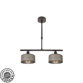 Fabrilamp Lampara Gilda 2xe14 Marron Regx43x14 Cm - Fabrilamp