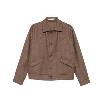 Tagliatore Light Jackets, male, Brown, Size: M Garth Ef845 Jacket
