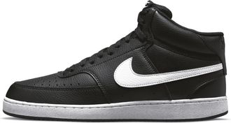 Nike Mens Court Vision Mid Next Nature Shoes in Black | DN3577-001