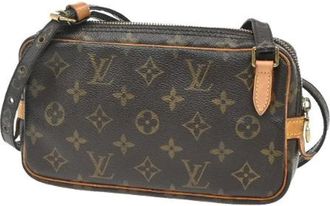 Louis Vuitton Pre-owned Cross Body Bags, female, Brown, Size: ONE SIZE Pre-owned Canvas Cross Body Bag