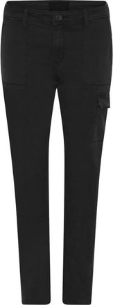 C.Ro Zwarte Cargo Broek - Dames - Slim Fit Broeken - Zwart - XS - Broeken