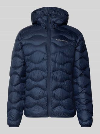 Peak Performance Steppjacke mit Label-Stitching in Marine, Gr&ouml;&szlig;e L