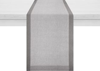 KASANOVA Runner 40x120 cm Chambray grigio bordato