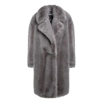 Sportmax Dames, Mantels, Grijs, Maat: XS Poliester