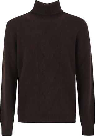 Brett Johnson roll-neck sweater - Brown